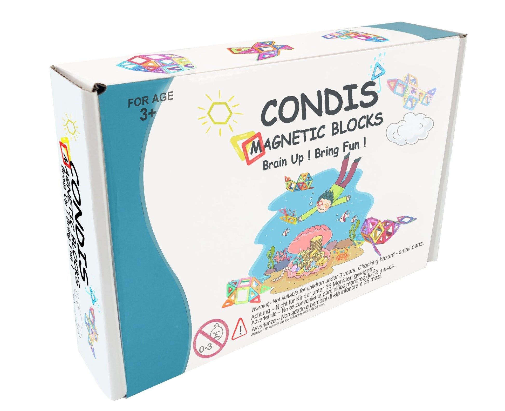 Condis 42Pcs Magnetic Building Blocks Set - Condistoys